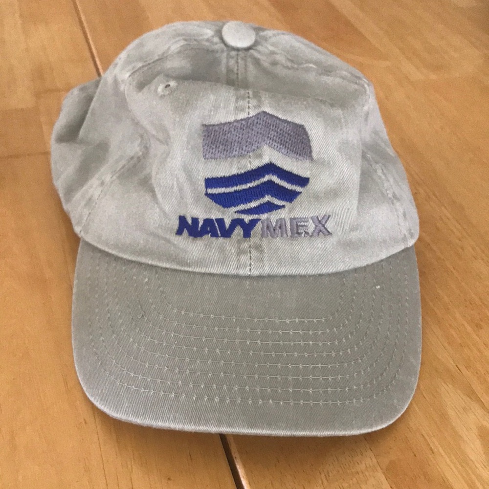 Gray NAVY MEX Cap